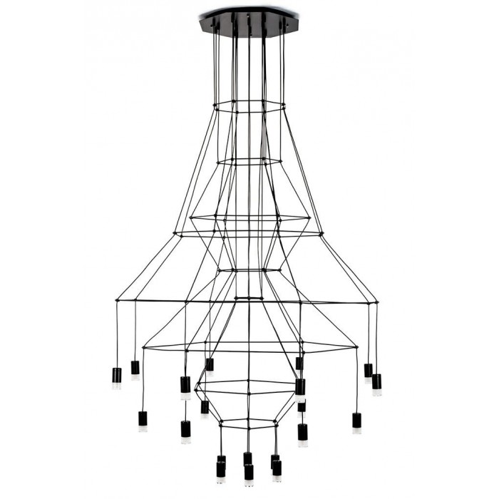 Lampa Wisząca Flusso 20 Czarna