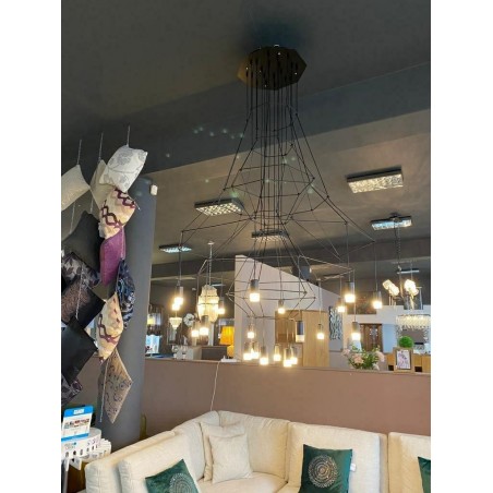 Lampa Wisząca Flusso 20 Czarna