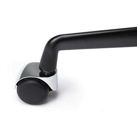 Fotel Biurowy Body Prestige Plus Czarny  - Skóra Naturalna, Aluminium