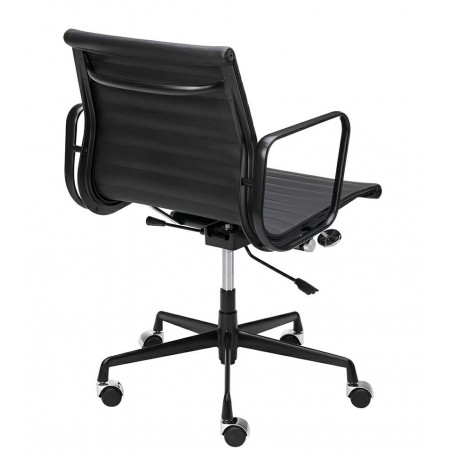 Fotel Biurowy Body Prestige Plus Czarny  - Skóra Naturalna, Aluminium