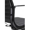 Fotel Biurowy Body Prestige Plus Czarny  - Skóra Naturalna, Aluminium