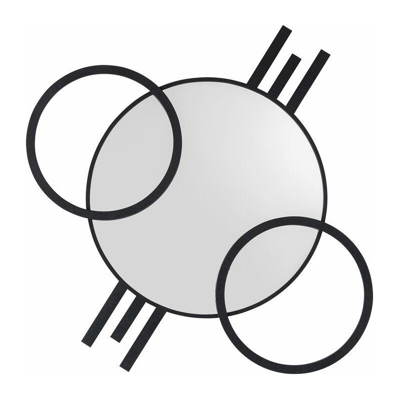 Kare Lustro Ścienne Triple Circle         124X119 Cm