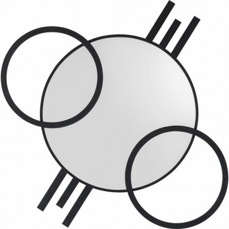 Kare Lustro Ścienne Triple Circle         124X119 Cm