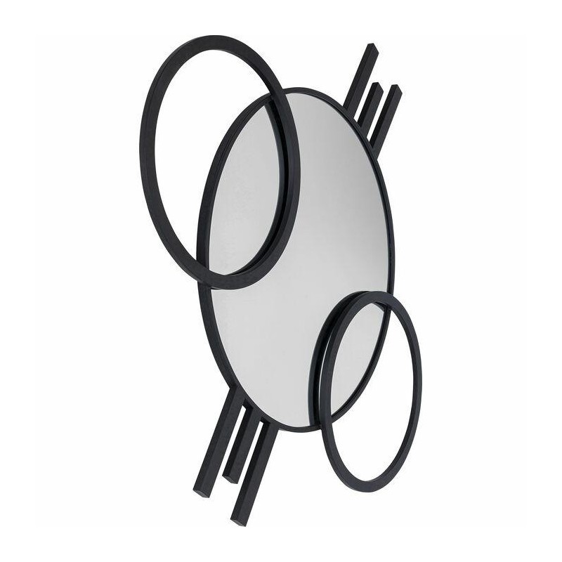 Kare Lustro Ścienne Triple Circle         124X119 Cm