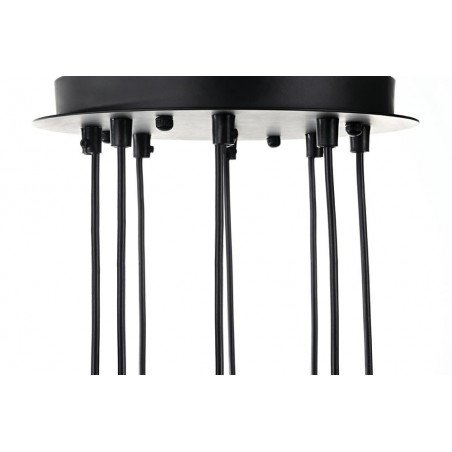 Lampa Wisząca Flusso 8 Czarna