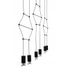 Lampa Wisząca Flusso Line 6 Czarna