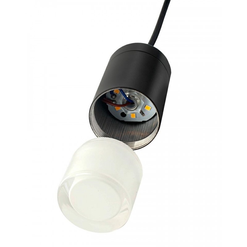 Lampa Wisząca Flusso Line 6 Czarna