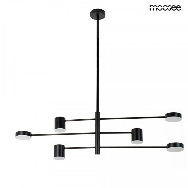 Moosee Lampa Wisząca Piazetta Czarna