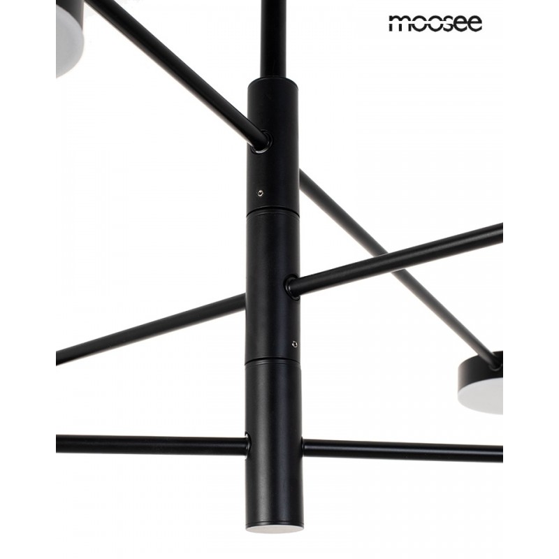 Moosee Lampa Wisząca Piazetta Czarna