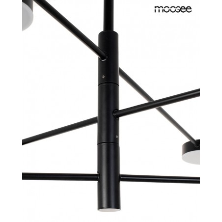 Moosee Lampa Wisząca Piazetta Czarna