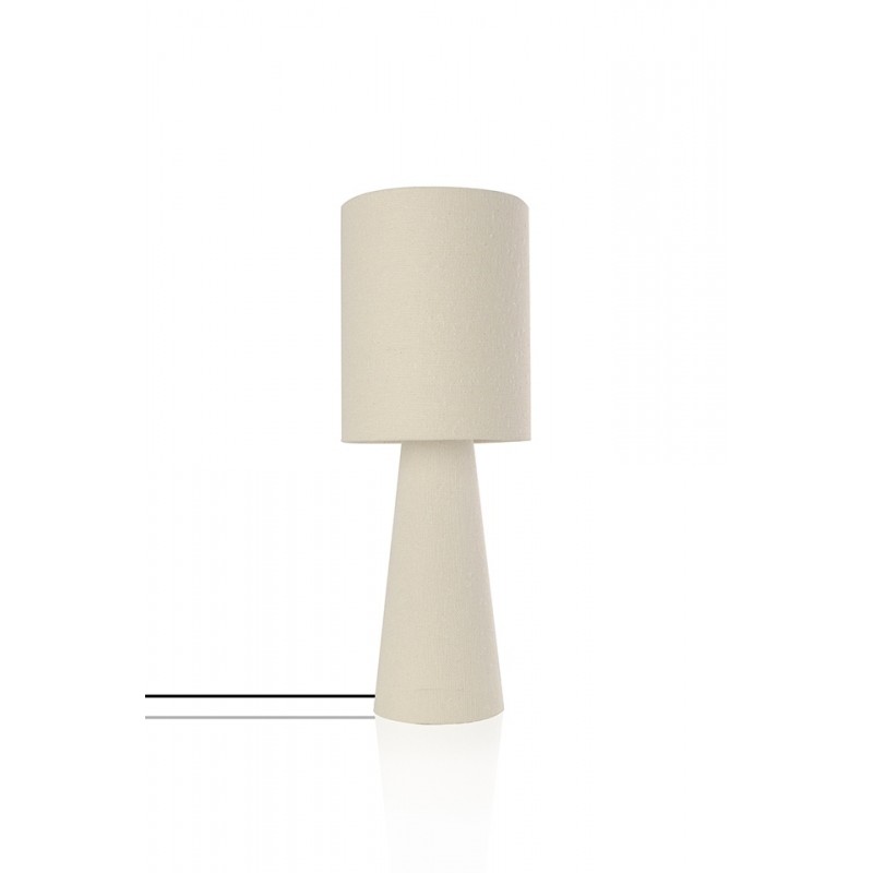 Kare Lampa Stołowa Marleen Boucle Beżowa