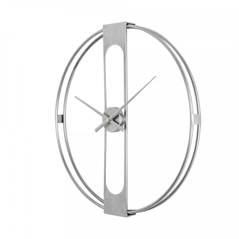 Kare Zegar Clip 60 Srebrny