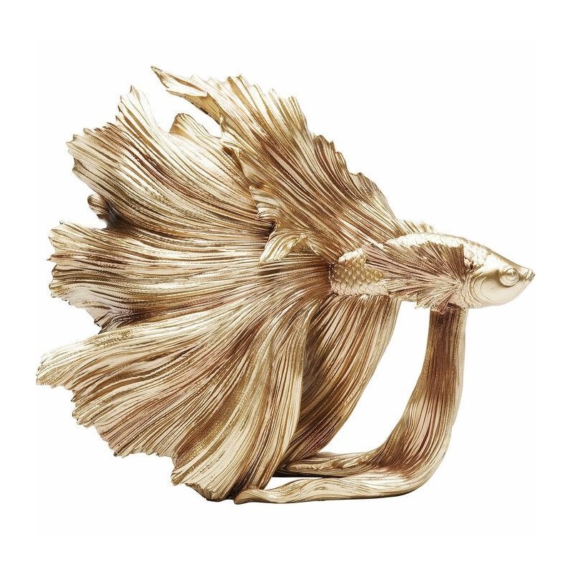 Kare Dekoracja Betta Fish S Złota