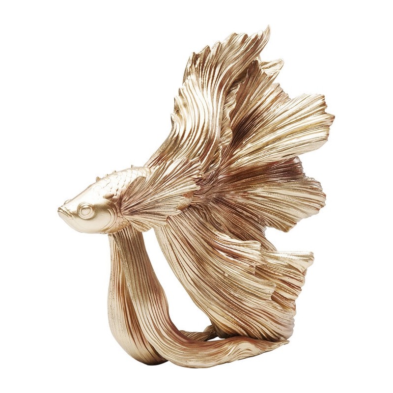 Kare Dekoracja Betta Fish S Złota