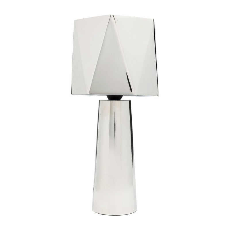 Kare Lampa Stołowa Martha 38 Srebrna