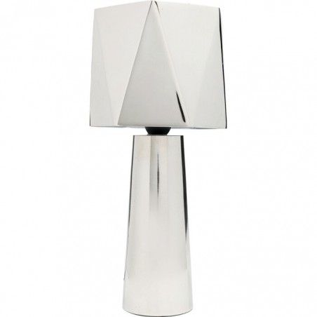 Kare Lampa Stołowa Martha 38 Srebrna