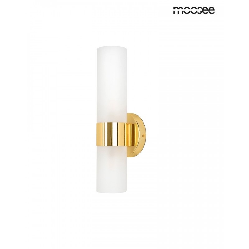 Moosee Lampa Ścienna Tubs Złota