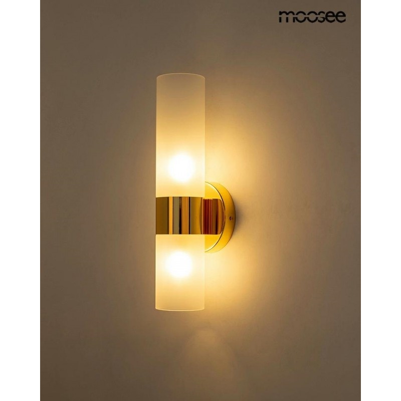 Moosee Lampa Ścienna Tubs Złota