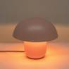 Kare Lampa Stołowa Mushroom 27 Cm         Brzoskwiniowa
