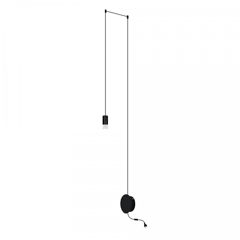 Lampa Ścienna Flusso Wall Czarna