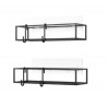 Umbra Zestaw 2 Półek Prysznicowych Cubiko Czarny
