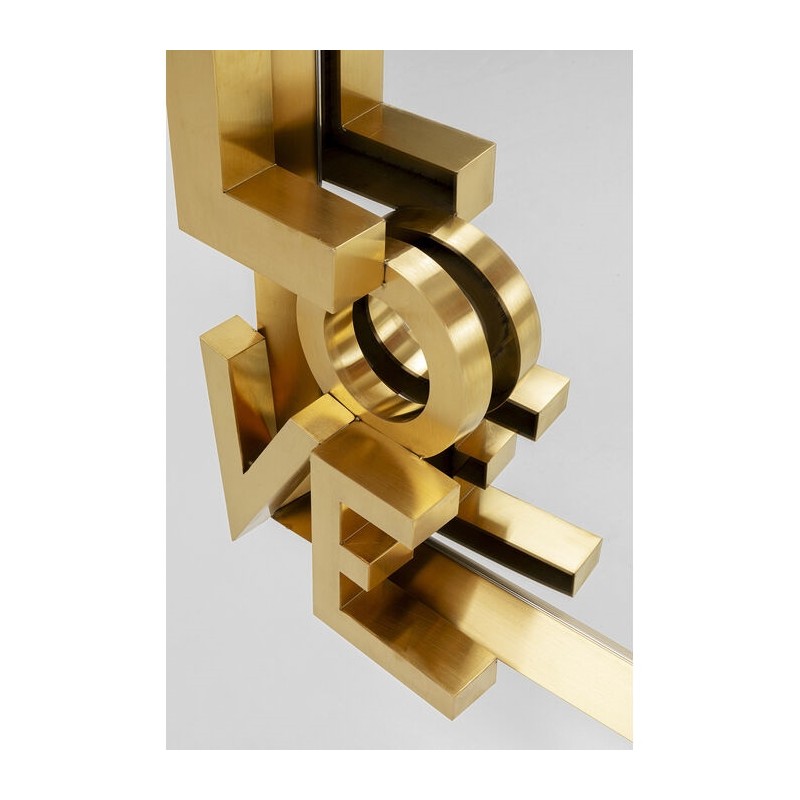 Kare Lustro Ścienne Love Letters 3D       200X70 Cm