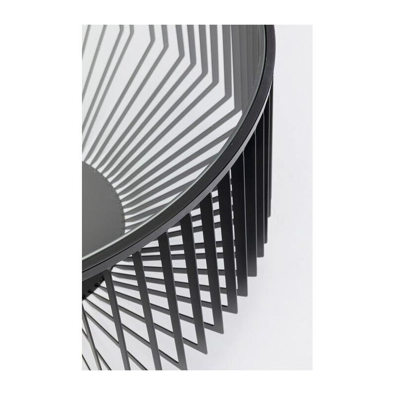 Kare Stolik Kawowy Corinne 80 Czarny