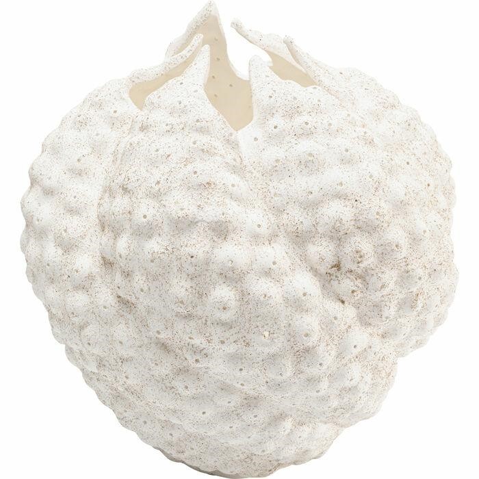 Kare Wazon Dekoracyjny Anemone 26Cm       Biały