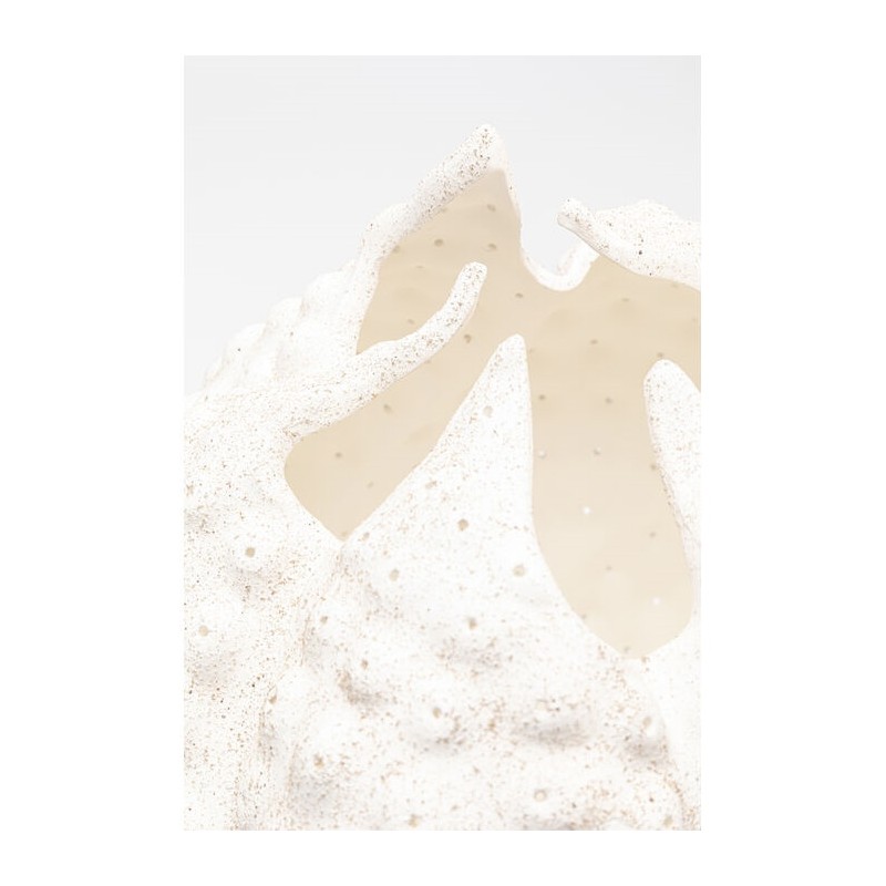 Kare Wazon Dekoracyjny Anemone 26Cm       Biały