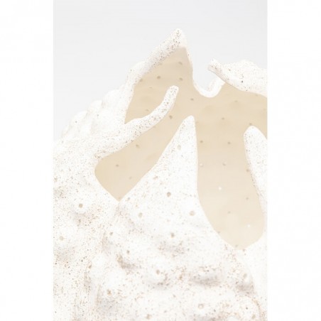 Kare Wazon Dekoracyjny Anemone 26Cm       Biały