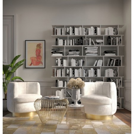 Kare Stolik Beam 32 Biały