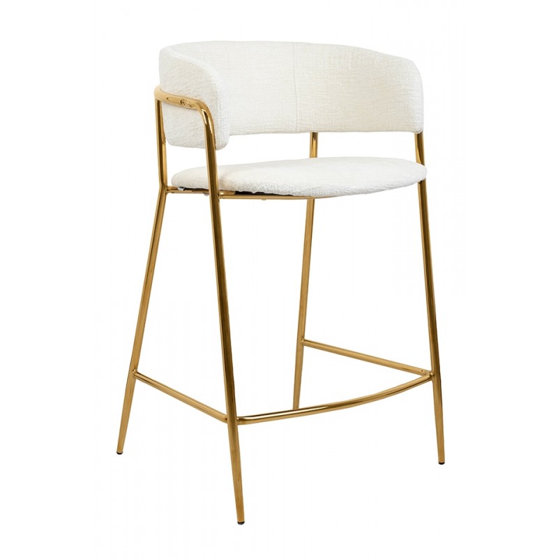 Krzesło Barowe Delta 65 Białe