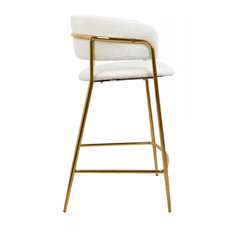 Krzesło Barowe Delta 65 Białe