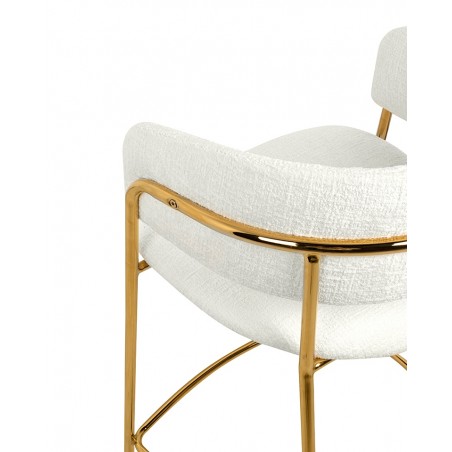 Krzesło Barowe Delta 65 Białe