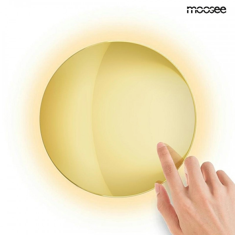 Moosee Lampa Ścienna Shadow Sun 30 Złota