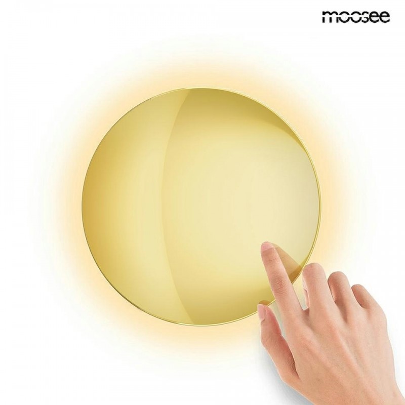 Moosee Lampa Ścienna Shadow Sun 25 Złota