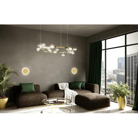 Moosee Lampa Ścienna Shadow Sun 25 Złota