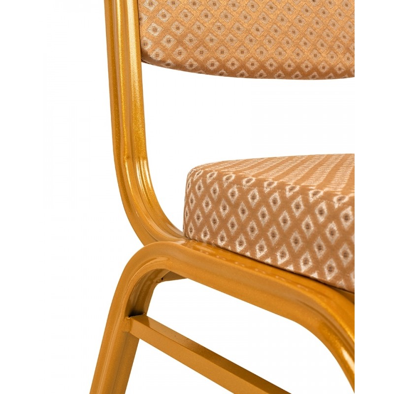 Krzesło Bankietowe Hera Beżowe / Złote