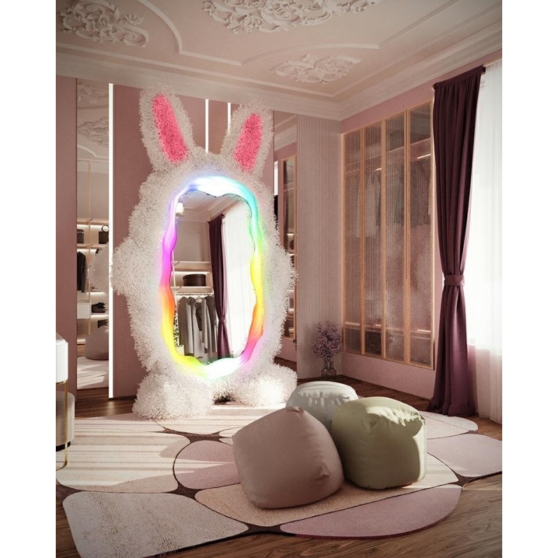 Lustro Stojące Bunny Z Oświetleniem Led   240X150 Cm