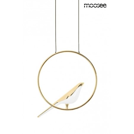 MOOSEE lampa wisząca BIRD złota