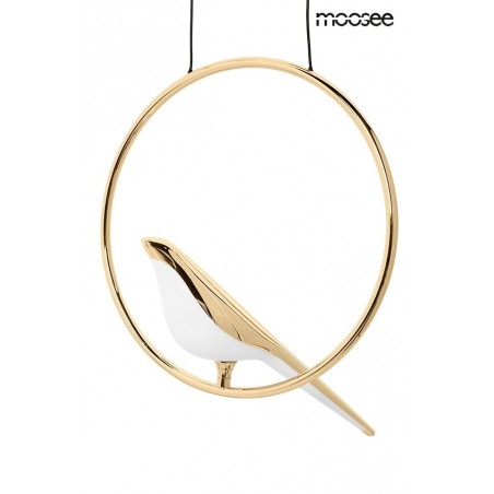 MOOSEE lampa wisząca BIRD złota
