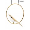 MOOSEE lampa wisząca BIRD złota