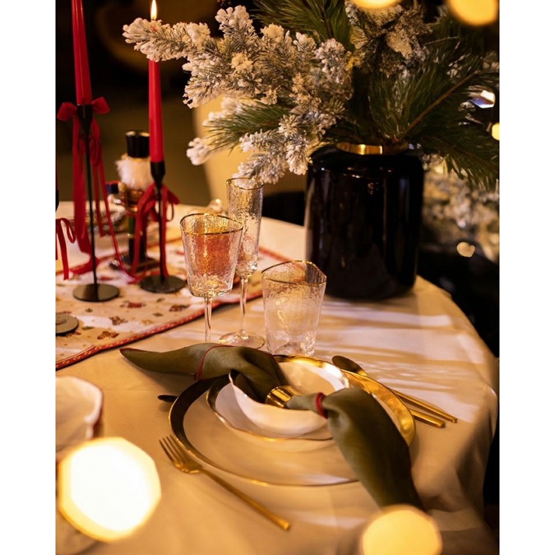 KARE zestaw sztućców GLORIA MATT GOLD 16 szt.
