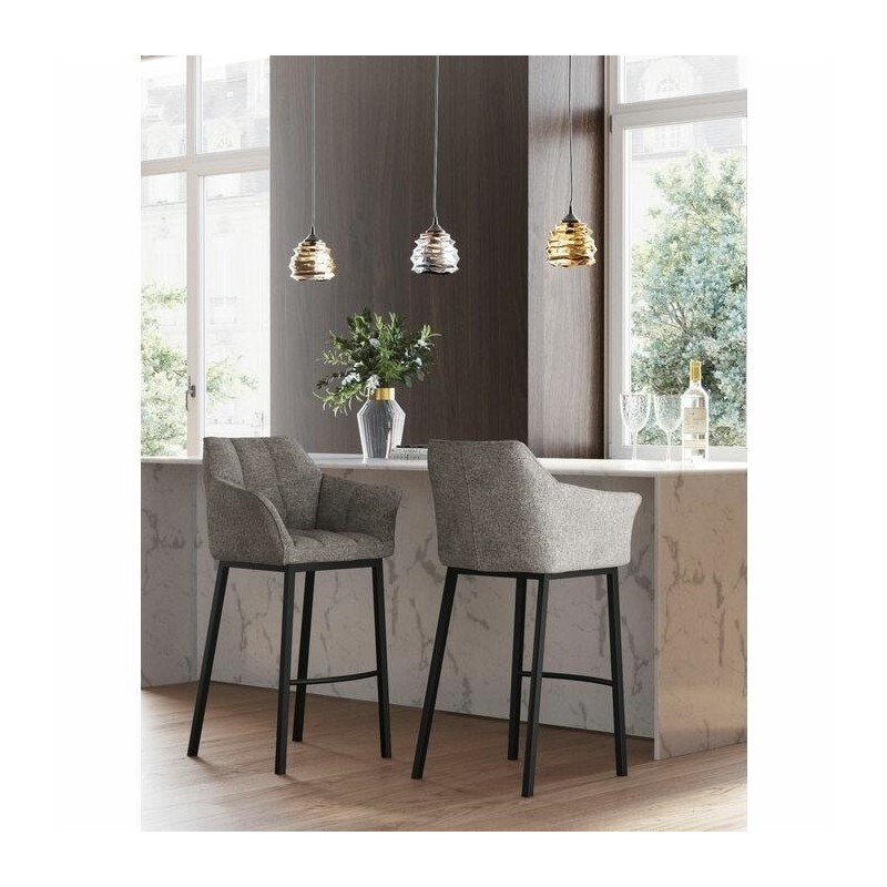 KARE krzesło barowe THINKTANK 2 szare
