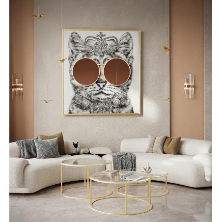 MOOSEE lampa ścienna MILAGRO złota