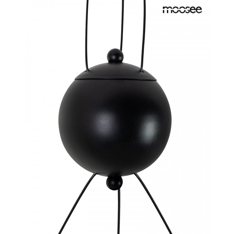 Moosee Lampa Wisząca Octo 3 Czarna