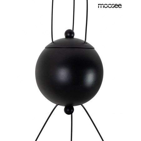 Moosee Lampa Wisząca Octo 3 Czarna