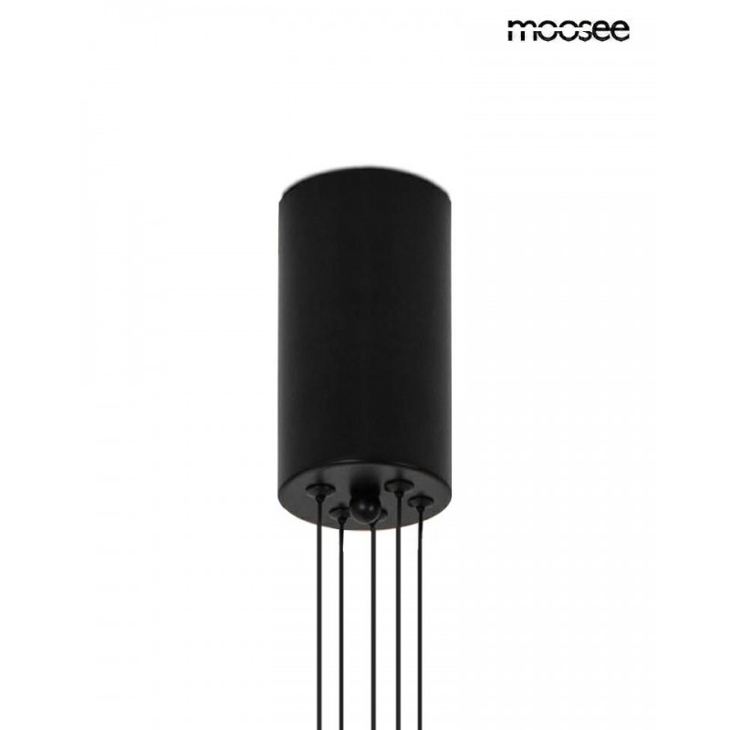 Moosee Lampa Wisząca Octo 5 Czarna