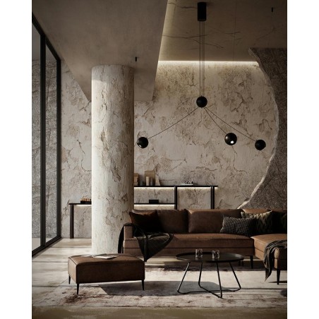 Moosee Lampa Wisząca Octo 3 Czarna