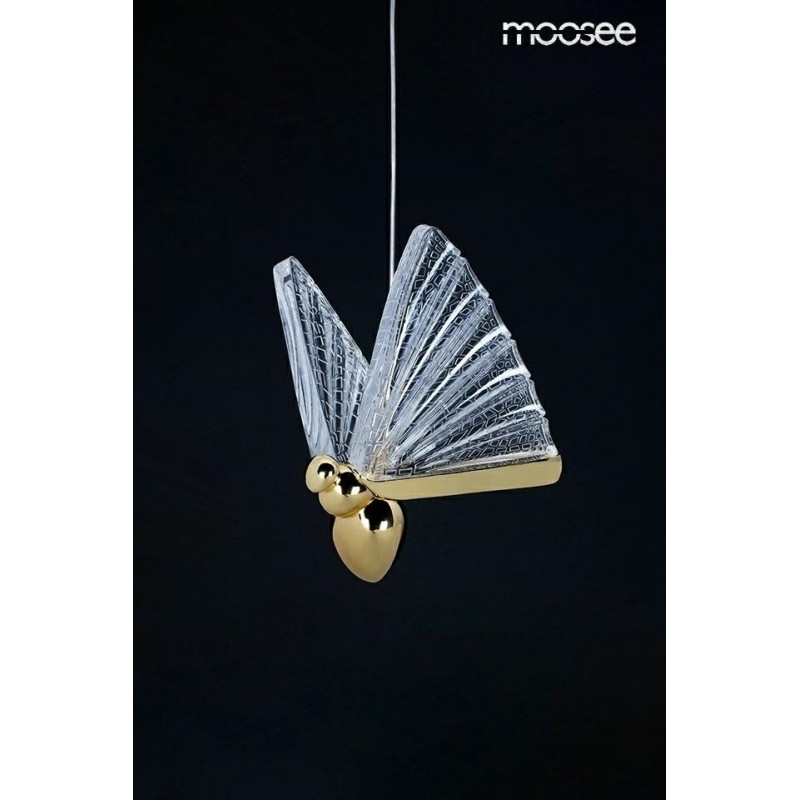 MOOSEE lampa wisząca BUTTERFLY S złota